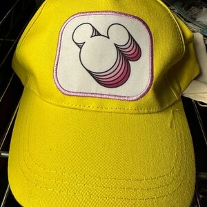 Mickey mouse yellow baseball hat